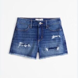 Abercrombie Kids Distressed Blue Shorts